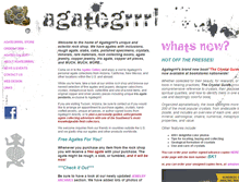 Tablet Screenshot of agategrrrl.com